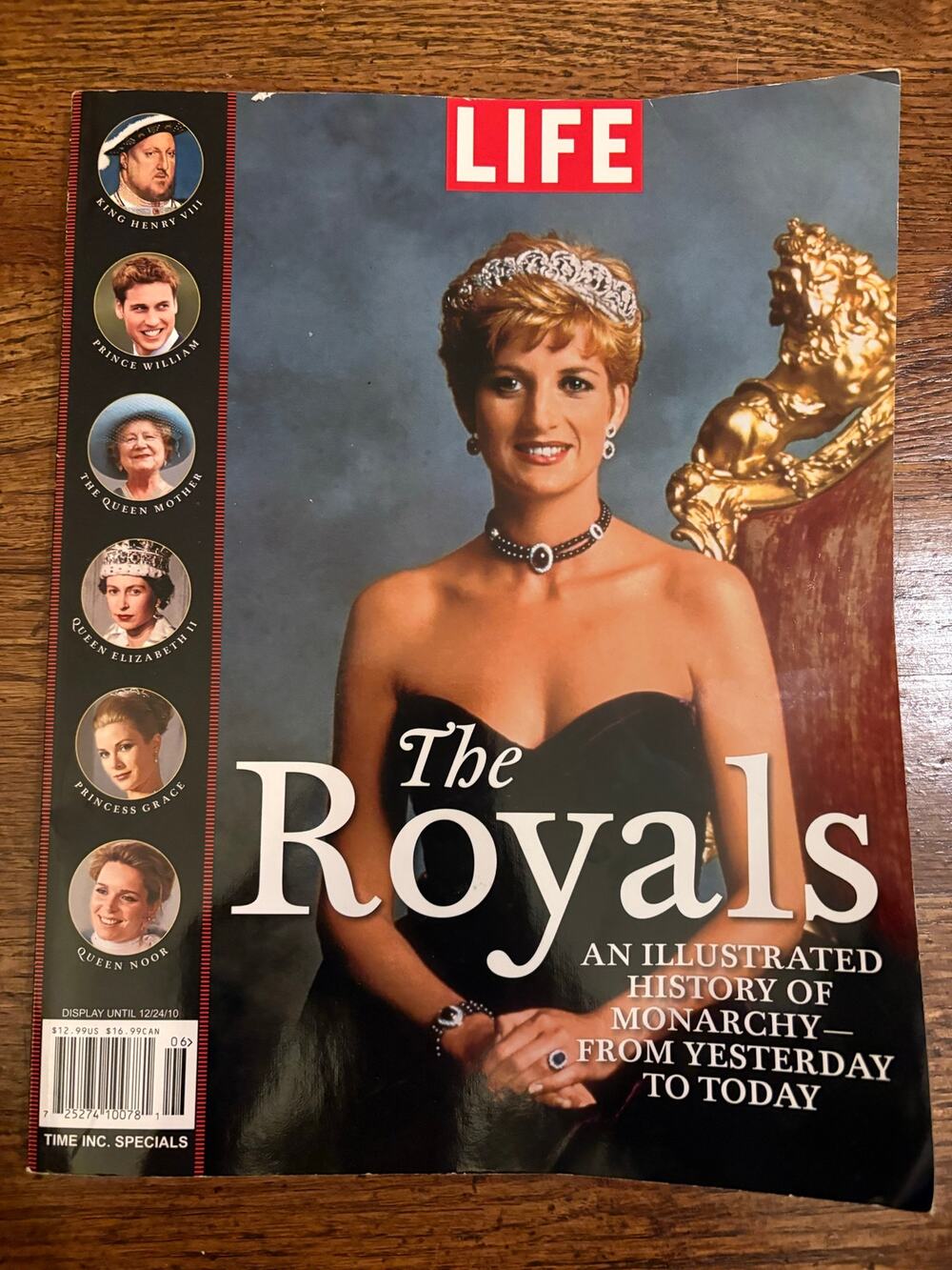 2010 Life Magazine The Royals Princess Diana An Illustrated History of Monarchy